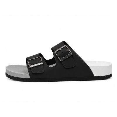 BIZIA coloris Noir — sandale sur mesure Aztharna