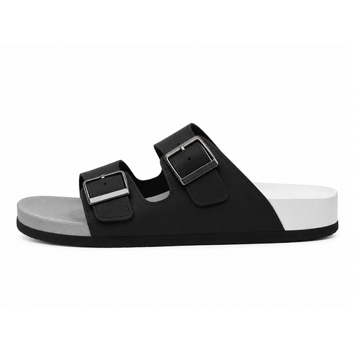 BIZIA coloris Noir — sandale sur mesure Aztharna