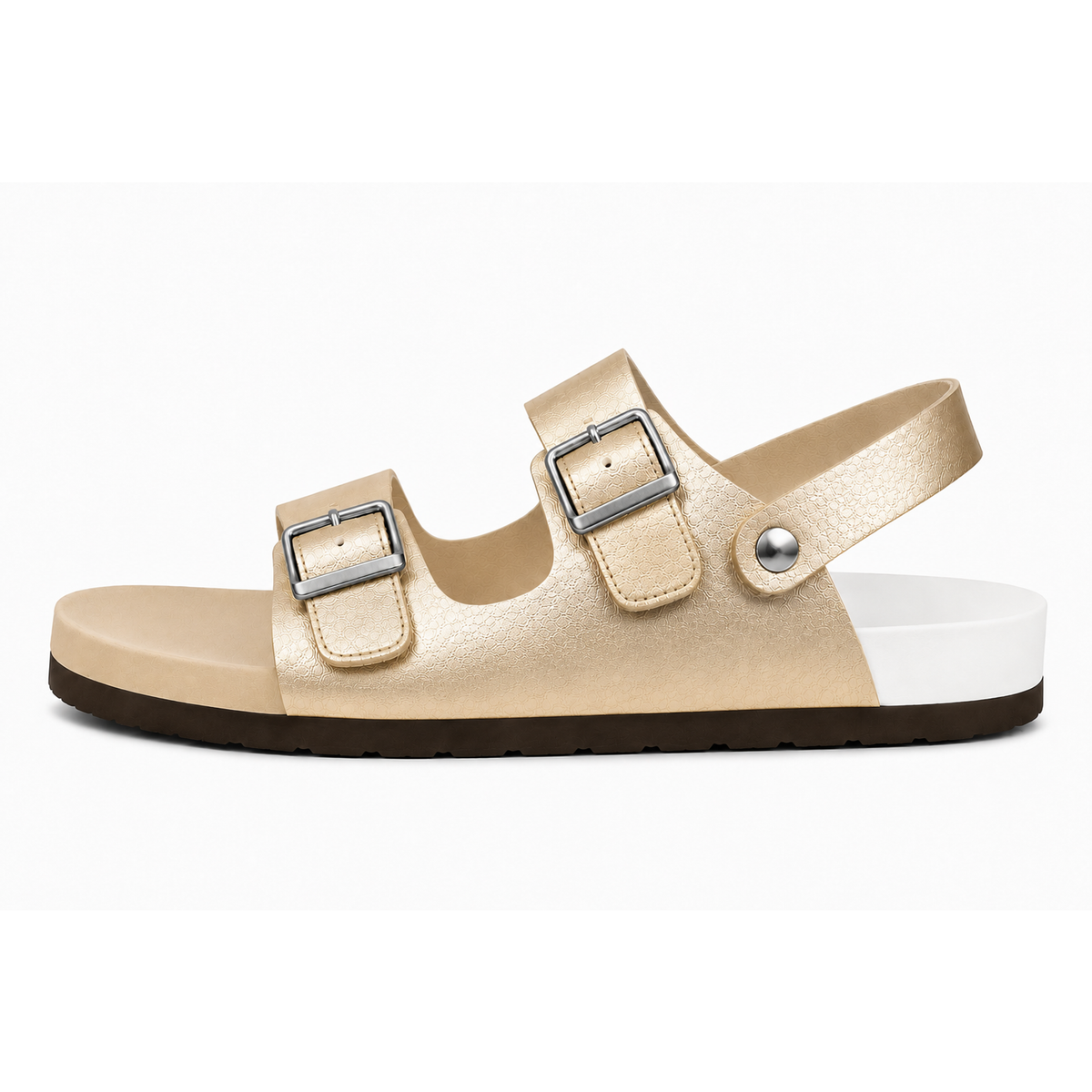 IBILIA coloris Doré — sandale sur mesure Aztharna